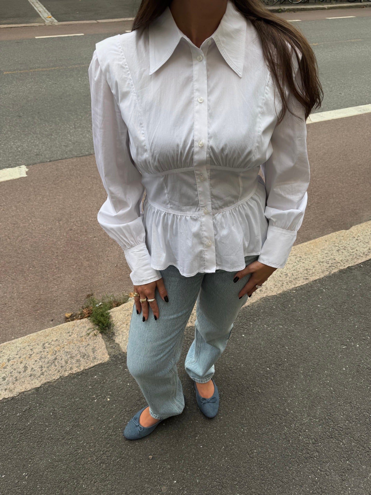 OBJJINNY Shirt - Bright White